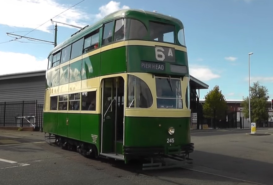 Liverpool 'Baby Grand' Tram 245 Launch Day12th September 2015