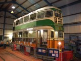 Glasgow Tram 1245 in Summerlee Museum's workshops